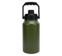 MENDUNER 39,3 Oz Bottiglia di Acqua Isolata con Manico, 316 Bottiglie D'acqua in Acciaio Inossidabile, Sport Portatili 0,8 Galloni di Battute D'acqua di Grande Gallone per la Palestra (Verde oliva)