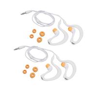 MENDUNER Auricolari Sportivi Dalla vestibilità con Ganci per le Orecchie | Auricolari Cablati Impermeabili IP68 da 3,5 Mm per il Nuoto, la Corsa, la Palestra, il Surf