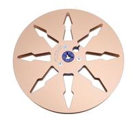 MENDUNER Bobina di Registrazione Dal Design Classico da 1/4 di Pollice, Materiale Leggero in Lega di Alluminio per Professionisti della Registrazione e del Mixaggio (GOLD)