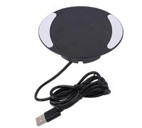 MENDUNER Caricatore Wireless da Scrivania Tappetino di Ricarica Invisibile per Telefono da Appoggio, Ricarica Rapida da 10 W, Caricatore Wireless Qi con Montaggio da Tavolo Nascosto per