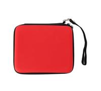MENDUNER Case di Trasporto della Console di Gioco Portatile, per la Carta di Gioco Console 2DS e Altri Accessori, Bocchetta per Giocatori di retrò retrò Protettivo (rosso)
