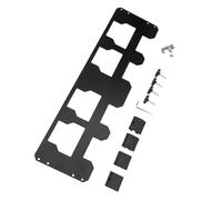 MENDUNER Cassetta degli Attrezzi con Rotelle Piastra di Montaggio Anteriore Lega di Alluminio Anodizzato Supporto per Stoccaggio Aggiornamento Semplice per L'imballaggio Cassetta degli Attrezzi con