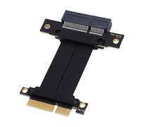 MENDUNER Cavo Riser PCIe 4.0 X4, Estensore Scheda Grafica Lossless per GPU M.2 WiFi Live Wire, Schede di Acquisizione Avvio Diskless USB, Plug and Play per Case PC, Applicazione AI, (10)