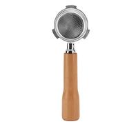 MENDUNER Compatibile con Portafiltro Senza Fondo da 51 Mm, Portafiltro Premium con 3 Orecchie per Macchina per caffè Espresso, per EC0680 0685, per EUPA , per SEVERIN KA5995, per DEDICA (C1 Faggio)