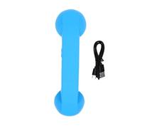 MENDUNER Cornetta Bluetooth retrò, Ricevitore Wireless con Altoparlante HD e Microfono per Cellulare Smartphone Computer, per Chiamate e Uso Quotidiano (BLUE)