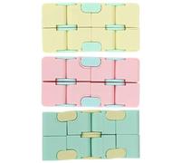 MENDUNER Cubo Infinito di Decompressione in Plastica | Giocattolo Tascabile per Alleviare lo Stress e Mettere a Fuoco la Scrivania dell'ufficio