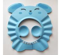 MENDUNER Cuffia da Bagno con Visiera per Baby Shower con Protezione per le Orecchie, Misura Regolabile Facile vestibilità, per i più Piccoli, Materiale EVA Sicuro (BLUE)