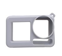 MENDUNER Custodia di Silicone Protettivo per Azione 5 Pro - Design Flessibile, Lavabile, con Copertura dell'obiettivo e Foro del Cordino (GREY)