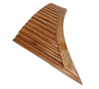 MENDUNER Flauto di Pan in bambù Squisito Strumento a Fiato Tradizionale a 15 Tubi Adatto a Principianti e Studenti Colore bambù (mano destra)