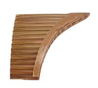 MENDUNER Flauto di Pan in bambù Squisito Strumento a Fiato Tradizionale a 15 Tubi Adatto a Principianti e Studenti Colore bambù (Mano sinistra)