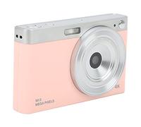 MENDUNER Fotocamera Digitale, Ultima Fotocamera da da 50 MP, Fotocamere Mirrorless HD a 2,88 Pollici AF Autofocus 16x Zoom, Anti Shake, LED LIMPO LED, Style MacAron per Ragazzi Teens (PINK)