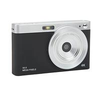MENDUNER Fotocamera Digitale, Ultima Fotocamera da da 50 MP, Fotocamere Mirrorless HD a 2,88 Pollici AF Autofocus 16x Zoom, Anti Shake, LED LIMPO LED, Style MacAron per Ragazzi Teens (BLACK)