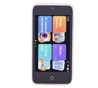 MENDUNER Fotocamera per Bambini AI, Riconoscimento Oggetti a Doppia Lente da 2 MP 5 MP, Dialogo Vocale, Touch Screen da 4 Pollici, Fotocamera Digitale, Lettore MP3, Memoria da 16 GB, (Rosea)