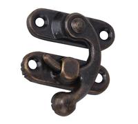 MENDUNER Gancio per Chiusura a Gancio in Ferro da 30 Pezzi per Chiusura in Ferro per Scatole Lunga Durata Elevata Resistenza Dimensioni di Ricambio perfette: 3,2 X 2,8 Cm, Scena applicabile: Scatola