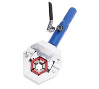 MENDUNER Kit Crimpatrice Idraulica per Tubi AC, Set di Strumenti di Crimpatura Manuali Manuali con 7 Matrici, per la Riparazione di Tubi AC