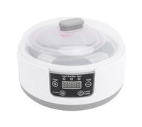 MENDUNER Macchina per Yogurt Elettrica, Macchina per Yogurt Natto Fatto in Casa da 1,2 Litri con Rivestimento in Acciaio Inossidabile da 5 Vasetti, per Esigenze Dietetiche Sane (Spina europea