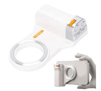 MENDUNER Maniglia per Fotocamera per Smartphone Magnetica Staccabile | Telecomando Bluetooth, Guscio in ABS, Impugnatura Antiscivolo, Supporto IOS e , Filettatura per Treppiede da 1/4 di