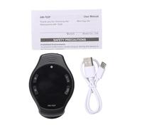 MENDUNER Metronomo Visivo Portatile con Schermo a Colori | Clamp/Holder Sul Beat Keeper Ricaricabile per l'allenamento del Ritmo Correndo per Saltare la Corda (BLACK)