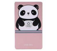 MENDUNER Microfono Cancellata del Rumore USB, Doppio Canali per PC Mac Linux Android, Pickup Audio Omnidirezionale a 360 Gradi per i Giochi di Registrazione in Streaming Live (Oro rosa)