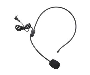 MENDUNER Microfono con Cuffia Flessibile con Asta Cablata con Jack da 3,5 Mm per Amplificatore Vocale, Performance Sul Palco, Canto, Insegnamento, Danza, Spettacolo, Altoparlanti, Schede, Computer
