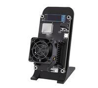 MENDUNER Mini Bitcoin Miner Nero con Hashrate 1.2TH/S - Dispositivo di Mining Blockchain Desktop Silenzioso con WiFi Design a Risparmio Energetico per L'home Office (Spina europea)