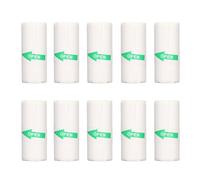 MENDUNER Mini Carta da Stampa Adesivo Autoadesivo Carta per Stampante per Etichette Pagine Web Documenti di Testo 57x25mm per Decorazione Fai da Te Regalo 10 Rotoli