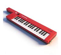 MENDUNER Organo Elettronico per Chitarra Portatile con Tastiera a 37 Tasti, Mini Keytar per Esercitazioni/esibizioni Musicali (BF-3755 rosso)