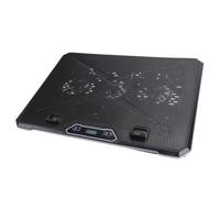 MENDUNER Pad di Raffreddamento per Laptop da Gioco Potenti 10 Ventole Luci RGB Veloci per Laptop da 12-19 Pollici Materiale in Lega di Alluminio ABS (#1)