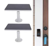 MENDUNER Pannelli Solari da 10 W Fit, Banco della Batteria Anello Impermeabilizzazione del Pannello Solare per Esterni, Campeggio di Emergenza per Piccola Staffa di Prigionia e Cavo da