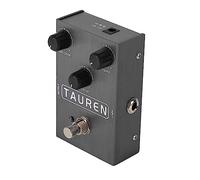 MENDUNER Pedale Distorsione per Chitarra Stile Vintage, Controlli di Azionamento e Tono Facili da Usare, Robusto Pedale per Effetti in Lega di Alluminio per Chitarristi e Bassisti (AN 36 Grigio)