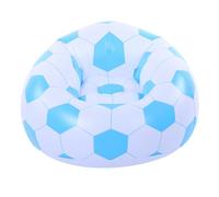 MENDUNER Poltrona Gonfiabile, Divano Gonfiabile Portatile con Pallone da Calcio in PVC, Comodo Divano Gonfiabile per Soggiorno, Camera da Letto, Balcone, Ufficio, Viaggio, Blu