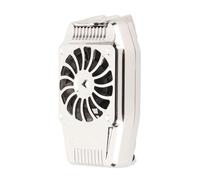 MENDUNER Raffreddatore per Telefono con Motore CC a Frequenza Variabile, Ventola di Raffreddamento Super Silenziosa 5V 2A con Morsetto Retrattile per Giochi e Visione di Video, Dispositivo di (SILVER)