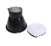 MENDUNER Riflettore Fotografico 3 in 1 per Supporto | Modificatore di Luce da Studio da 7 Pollici con Panno Morbido e Disco di Diffusione per Luci Stroboscopiche e LED