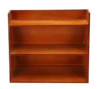 MENDUNER Scaffale da Esposizione Vintage, Organizer da Scrivania in Legno a 3 Livelli e Scaffale Montabile a Parete per Tazze da caffè, Profumi e Ornamenti - Contenitore Indipendente e Decorativo