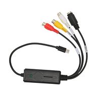 MENDUNER Scheda di Acquisizione Video USB Type C 2.0, Adattatore da/S-Video a USB C con, Plug & Play per 10/8/7/XP/Vista e Mac OS X, per Registrazione di Giochi e Streaming Live