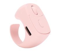 MENDUNER Scorritore per Telefono Bluetooth Girapagina Wireless a Distanza con la Punta delle Dita per Telefono e Tablet, Otturatore Fotocamera e Telecomando Video (PINK)