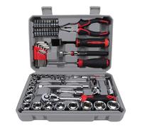 MENDUNER Set di Chiavi a Bussola a Cricchetto da 62 Pezzi, Set di Strumenti Meccanici con Azionamento da 3/8 Pollici, con Prese per Candele, Punte per Cacciavite