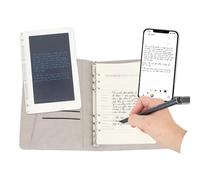 MENDUNER Smart Pen & Notebook Set, Digitalizzazione della Sincronizzazione in Tempo Reale, Smart Pen, per L'apprendimento ufficio Disegno, Compatibile con la Piattaforma Telefonica (BLACK)