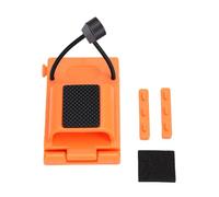 MENDUNER Supporto Cintura per Ricetrasmittente, Clip Regolabile con Cerniera e Cinturino di Sicurezza, 1,5 a 2,25 Pollici, for Uso con Ricetrasmittenti (ORANGE)