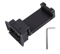 MENDUNER Supporto Telefono Stabilizzatore, Clip Porta Smartphone in Lega di Alluminio con Attacco Cold Shoe e Fori Filettati 1/4in 3/8in, for Riprese con Stabilizzatore Compatibile 61-92mm