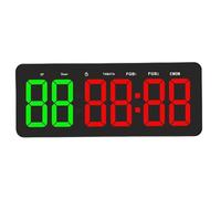 MENDUNER Timer di Palestra a LED da 12,4 "LED LED con Remoto Wireless, Conti Verso Il Basso e modalità di Intervallo per HIIT, MMA, Fitness Domestico, Funzione di Memoria, Salvataggio