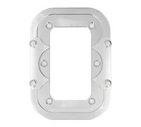 MENDUNER Vassoio Batteria, Kit di Tenuta Batteria Design di Bloccaggio in Lega di Alluminio Arrugginito per Batterie Optima 34m D34M 34 78 D34 D78