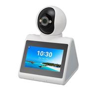 MENDUNER Videocamera per Videochiamate Bidirezionale con Schermo HD da 4,3 Pollici, Telecamera di Sicurezza Interna 2K con App per Telefono, Telecamera per Tata Domestica per Cani Anziani