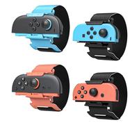 MENEEA - Confezione da 4 braccialetti per Just Dance 2026 2025 2024 e Zumba Burn It Up [2024 e Zumba Burn It Up [2] per Nintendo Switch