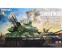 Meng 1:35 Scala Russa ZSUScale23Scale4 Shilka semovente AntiScale Aircraft Gun Model Kit