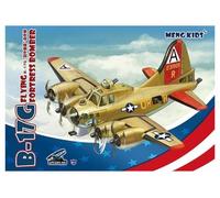 MENG, Kit per Costruzione modellino del Bombardiere Boeing B-17G Flying Fortress, per Bambini, Multicolore