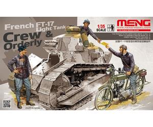 Meng-Model HS-005 - 1:3 5 French FT-17 Luce Tank Equipaggio & Inserviente - -