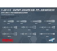 Meng-Model SPS-043 - 1:48 Missili Aerei A Lungo Raggio U.S. - Nuovo