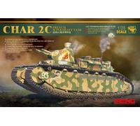 Meng-Model TS-009 - Carro Armato Pesante Francese Char 2C, modellino
