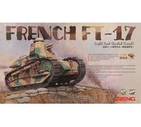Meng-Model TS-011 - 1:3 5 French FT-17 Luce Tank (Rivettati Torretta) - Nuovo